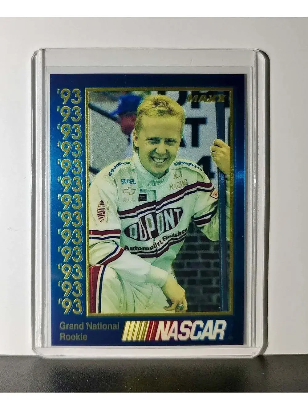 Grand National Rookie ROY 1993 Maxx Premier Plus Racing #177 NASCAR Card